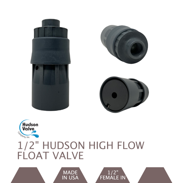 1/2'' Hudson Float Valve with 1/2'' Female Inlet